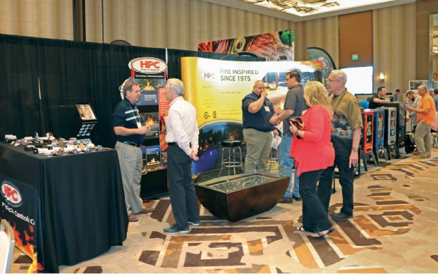 Photo of the United Buyers Group Buyers University Show featuring select fireplace and fireplace accessory manufacturers
